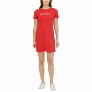 tommy hilfiger dress red