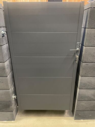 Einfahrtstor Set 1.5 x 3.5m Gesamtbreite 478cm Hoftor Metalltor Pforte Tor - Bild 5 von 13