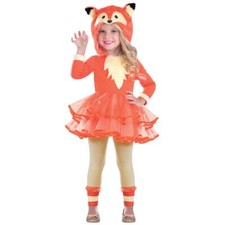 Fuchs Kostüm Senna für Kinder 3-12 Jahre Kleid orange Tier Fasching