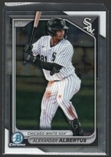 Alexander Albertus 2024 Bowman Draft Chrome #BDC-164 - Chicago White Sox