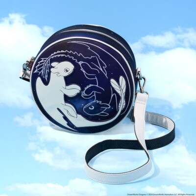 NEW Loungefly‎ How to Train Your Dragons Furies Glow in the Dark Crossbody Bag Loungefly How To Train Your Dragon Furies Glow-In-The-Dark  main image 4