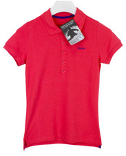 T-Shirt Pyua Circle Femme Petit À Manches Courtes Polo Bio Logo Rose