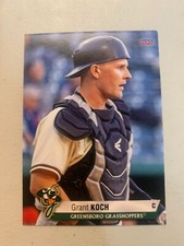 Grant Koch Card 2021 Greensboro Grasshoppers Team Card