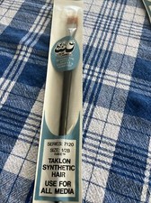 Size 1/2 Rake Vintage Loew-Cornell Paint Brushes  7120 Japan NOS Acrylic