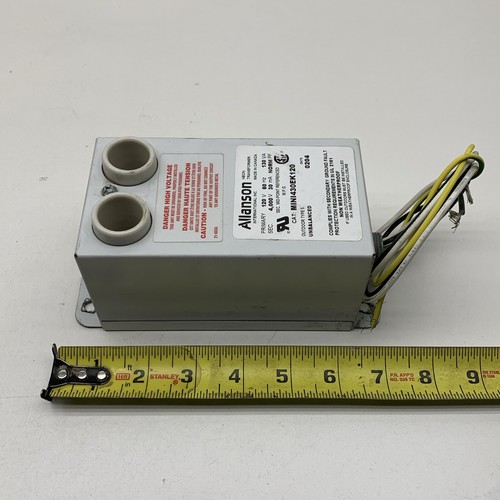 Transformador de letrero de neón Allanson MINI430EK120 PRI: 120V SEC: 4000V 30mA - Imagen 6 de 11