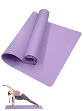 Yoga Mat Pilates Fitness Mat 3/4/6Mm Thicknes Non Slip Yoga Cushion Travel Fitne