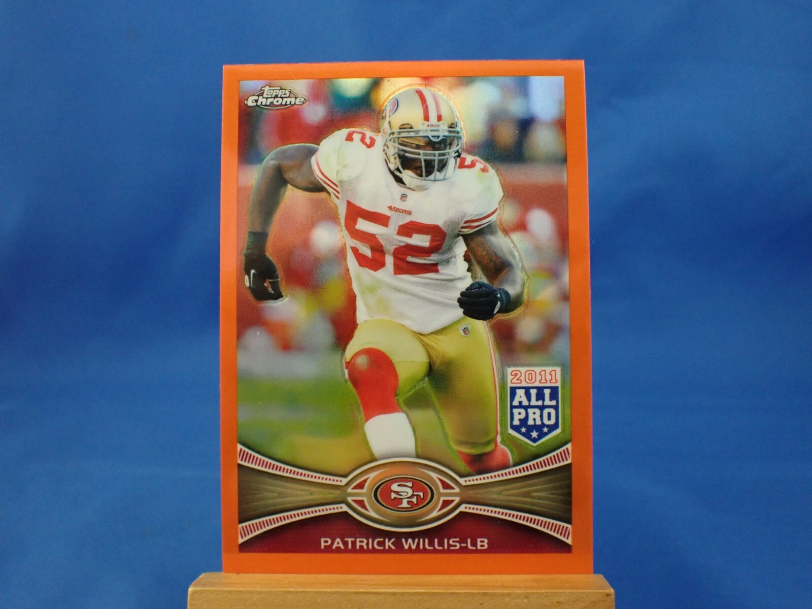 Patrick Willis Topps Chrome 2012 Orange Refractor
