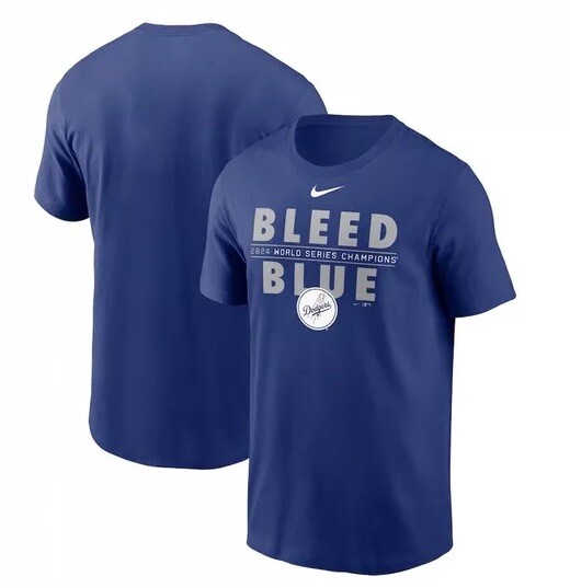 LOS ANGELES DODGERS Nike BLEED BLUE 2024 World Series LOS ANGELES DODGERS Nike BLEED BLUE 2024 World Series