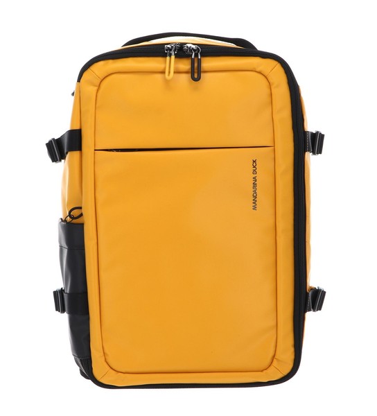 Mandarina Duck Eco Coated Backpack Laptoprucksack Duck Yellow Dunkelgelb Neu-image