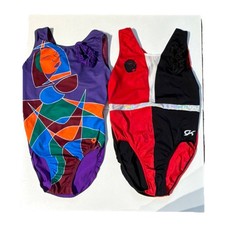 2 GK x Katelyn Ohashi Signature Gymnastics Leotards w/ Scrunchies, AL