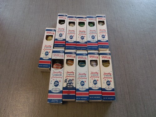 VINTAGE LOT OF 11 TRI CHEM SPARK L ON EMBROIDERY PAINT