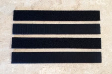 Four 8 x 1 inch Hook and Loop Extension Straps
