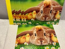 EASTER AVANTI GREETING CARDS New w/envelopes LOT 6 "WARM  FUZZY WISHES..."