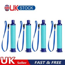 Portable Camping Hiking Emergency Life Survival Purifier Water Filter Straw Tool