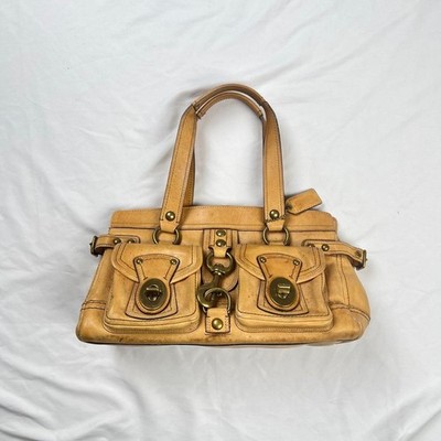 COACH 65th Anniversary Legacy Leather Satchel Bag 11130 Brown