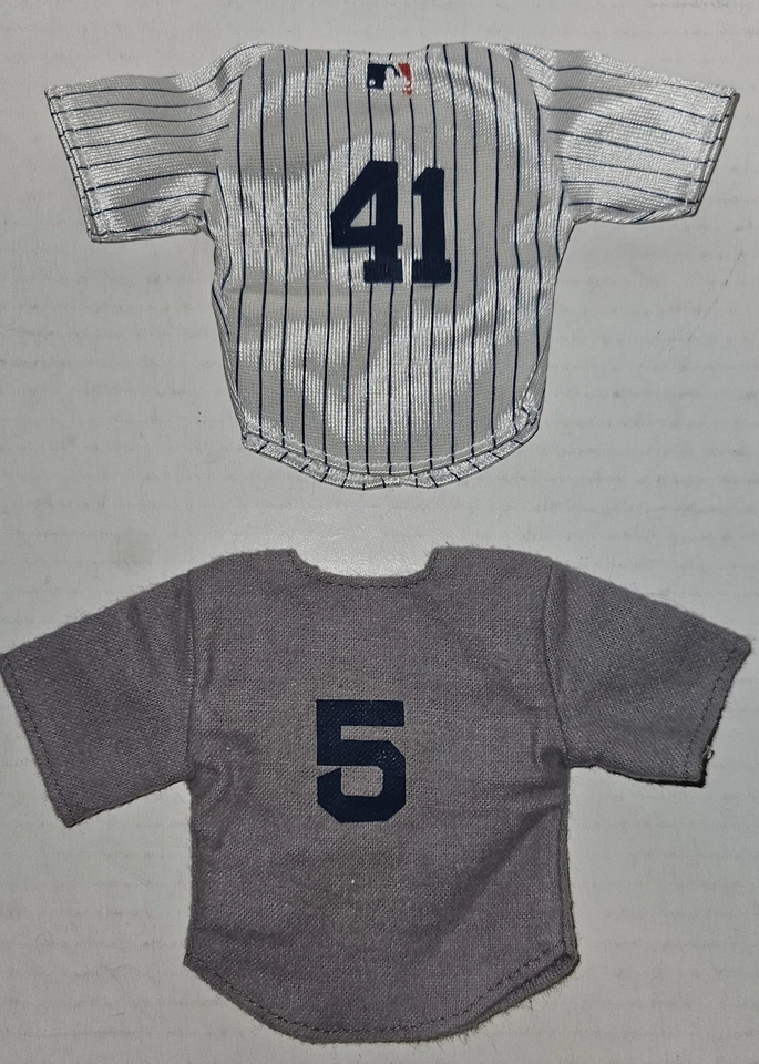 2005 Upper Deck Mini Jersey (4) New York Yankees DiMagio, Jeter, A-Rod, Randy J. - Image 3 of 4