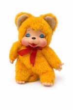 Monchhichi Katze Nyamy Washino Vintage Sekiguchi Wuschel 70er RAR 