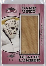2017-18 Leaf Lumber Kings Game-Used Goalie Red 5/5 Gilles Gilbert #GL-07 k4s