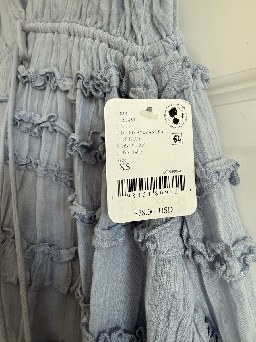 ❤︎ Free People Darcy Mini Dress Dried Hydrangea NWT XS | eBay