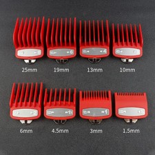 8pcs/set Professional Barber Hair Clipper Guide Combs For Wahl Trimmer Attachmen