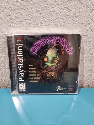 Oddworld: Abes Oddysee SONY PlayStation 1 PS1 1997 CIB TESTED