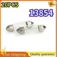 20PCS PHILIPS 13854 24V10W SV8.5 T10.5×38 signaling lamp truck bus bulb