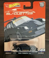 HOT WHEELS CAR CULTURE SILHOUETTES BLACK RWB 930 PORSCHE VHTF!!!