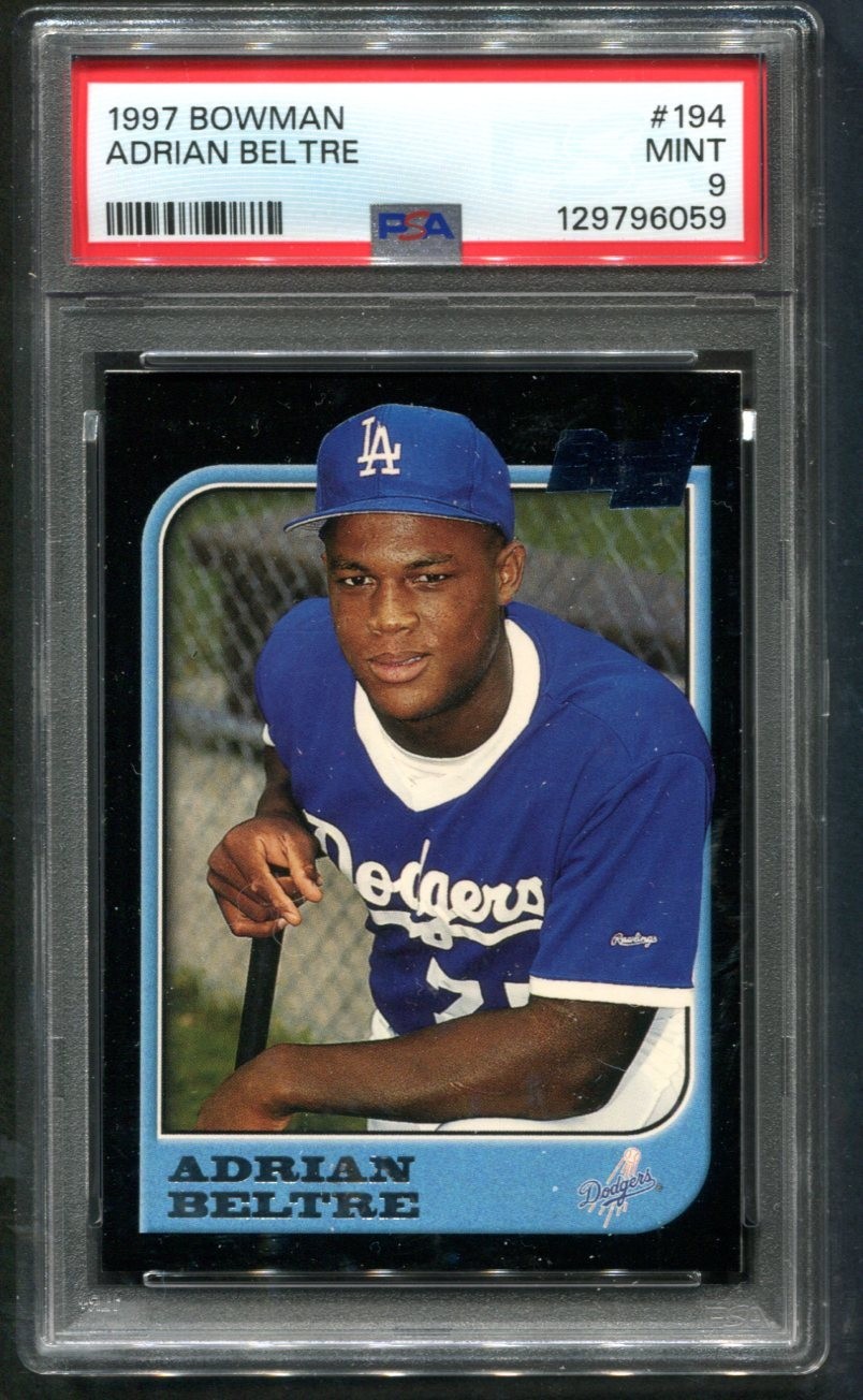 1997 Bowman Adrian Beltre RC #194 PSA 9 MINT