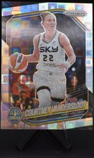 2025 Panini Prizm WNBA Courtney Vandersloot #124 Silver Pandora & BASE CARD -SKY