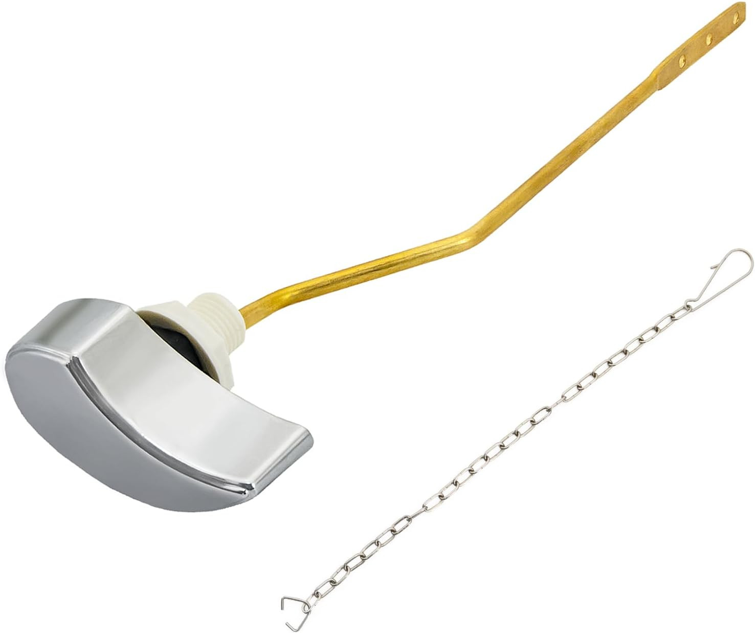 Toilet Cistern Side Flush Lever, Compatible with TOTO WC Flush Handle, Pure Copp