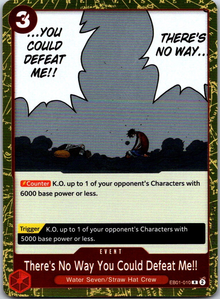 There's No Way You Could Defeat Me!! EB01-010 Extra Booster: Memorial Collection