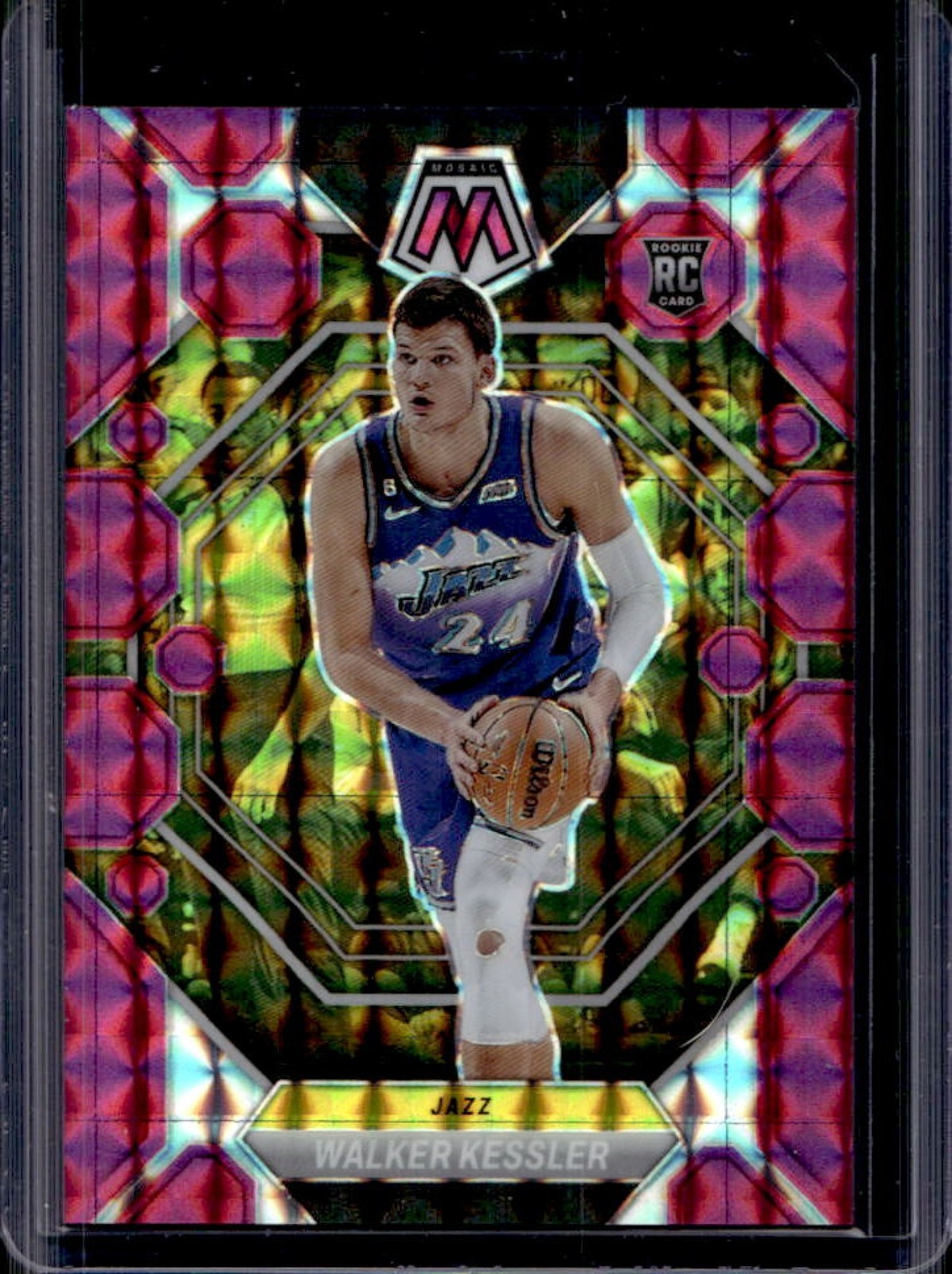 2022-23 Panini Mosaic Walker Kessler RC Pink Rookie #/149 Jazz