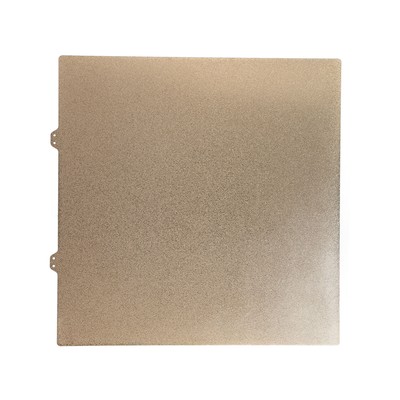 PEI Steel Plate PEI Powder Coating 377x370mm Gold Hot Bed Steel Plate 3D Prin CB
