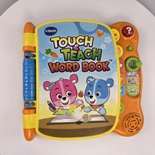 Vtech Touch and Teach Interactive Baby Toddler Word Book Last Page Missing