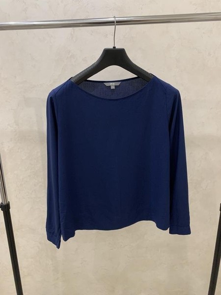 Women Uniqlo Shirt Navy 36 / S / 44