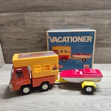 Vintage Buddy L Jr Vacationer Camping Set Compete With Box