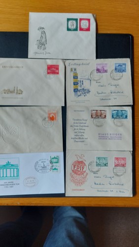 DDR - kleiner Posten Ersttagsbriefe (alt) und Sonderumschläge - bitte lesen / Fl - Bild 6 von 6