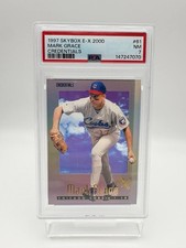 1997 SkyBox E-X 2000 #61 Mark Grace Credentials PSA 7 POP 1 Rare   (238/299)