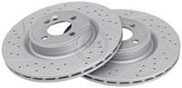 2X Bremsscheibe Beschichtet A.B.S. 18297 FüR R57 Mini Clubman R59 R58 R55 R56