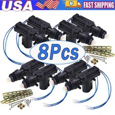 8PCS Universal 2 Wires 12V Car Auto Motor Heavy Duty Power Door Lock Actuator