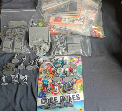 Marvel Crisis Protocol lot. Opened and Built Minis. Unpainted, Read Description
