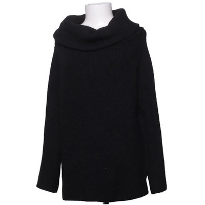 H&M, Strickpullover, Größe: M, Schwarz, Acryl/Elasthan/Polyester/Wolle #qzw
