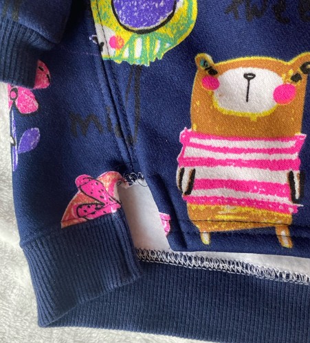 Love Blossom Girls Cat Bird Sweatshirt Size 8 - Picture 4 of 4