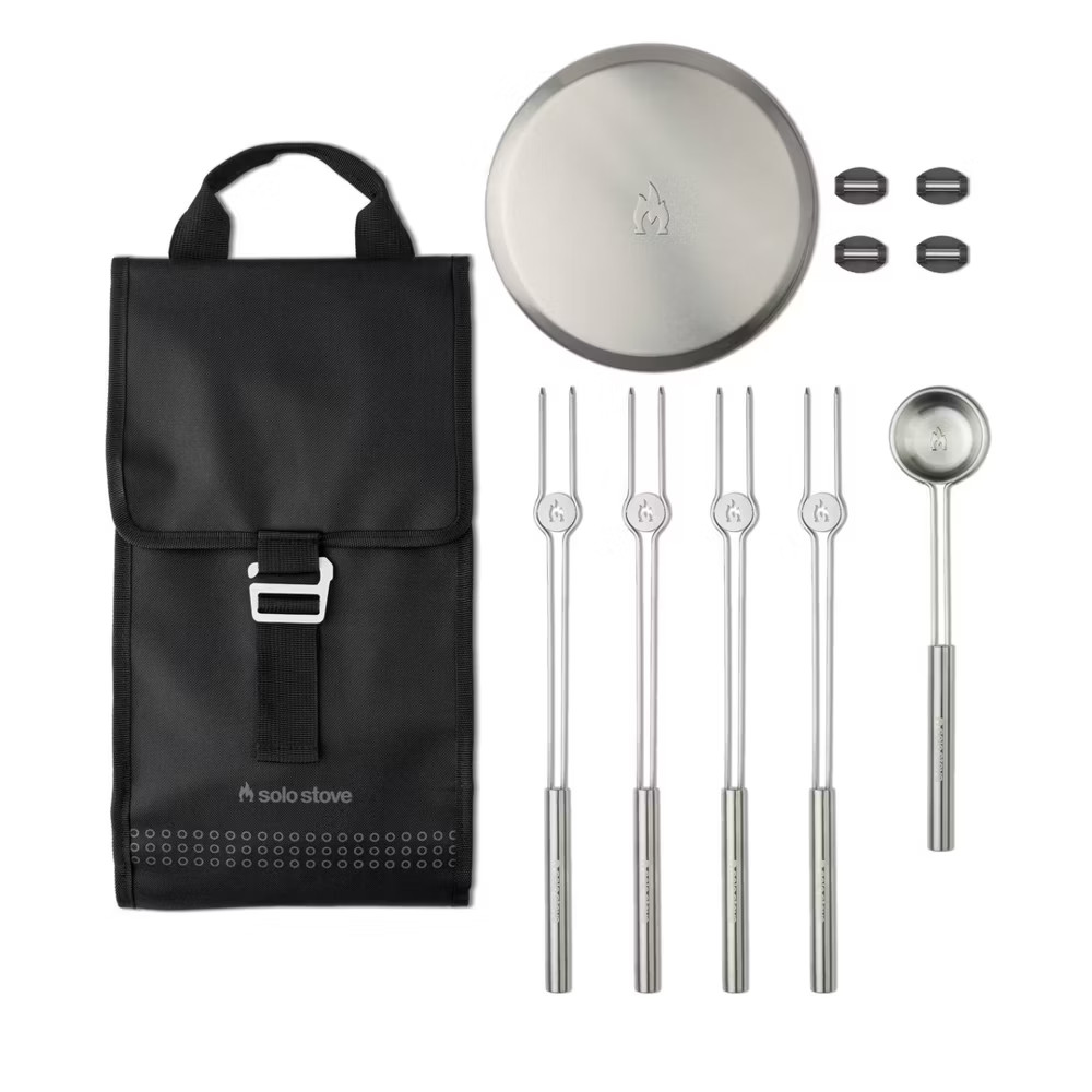 Solo Stove 10 pc Mesa XL Tabletop Firepit Tool Kit Stainless