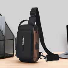 Herren Brusttasche Umhängetasche Sling Bag C...