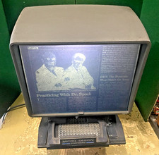 Micro Design Comette Microfiche Reader, Working But Needs New DJT Lamp