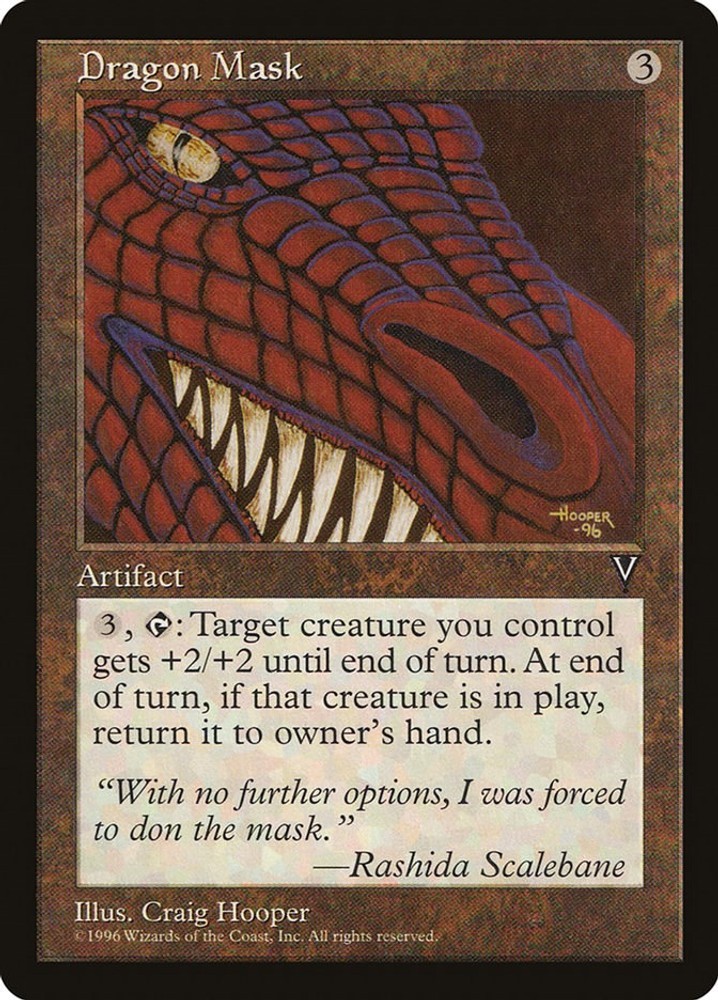 Dragon Mask - 144 - NM - Visions