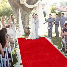 Aisle Runners for Weddings Red Carpet Runner for Party 5X15FT Velvet Runner Wedd