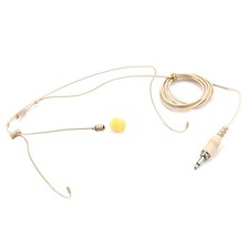 Headset Microphone Headworn with 3.5mm Screw Locking Plug Easy to Use