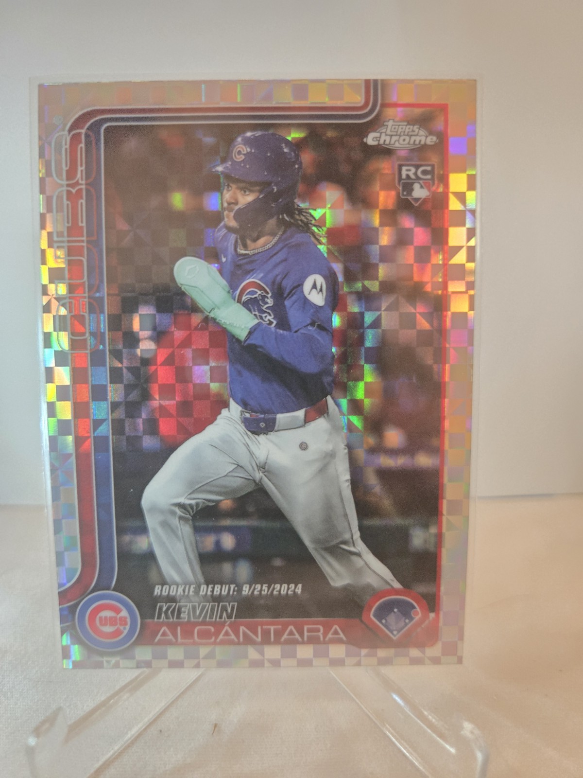2025 Topps Chrome Update - Kevin Alcantara #USC25 X-Fractor (RC) Cubs - 5a